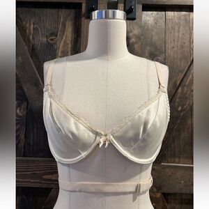 Vintage Gelmart Bra  Nylon Lace Convertible Straps Sz-34A